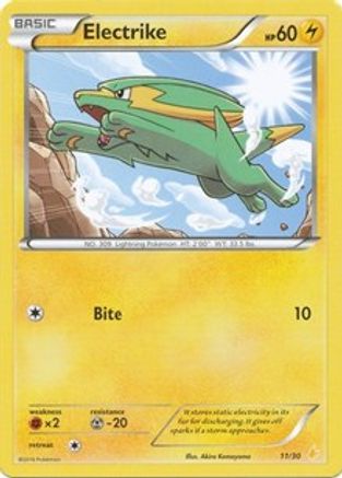 Electrike (11) XY Trainer Kit Pikachu Libre & Suicune - Common