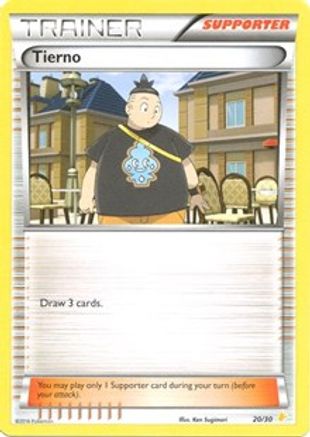 Tierno (20 - Pikachu Libre Deck) XY Trainer Kit Pikachu Libre & Suicune - Common