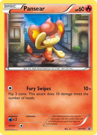 Pansear XY131 - Holofoil XY Promos - Promo