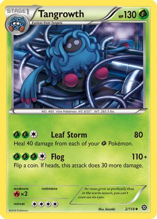 Tangrowth 002/114 XY Steam Siege - Uncommon