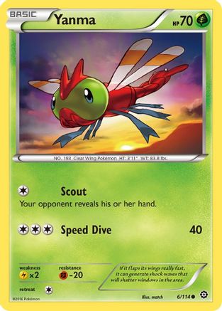 Yanma 006 XY Steam Siege - Common