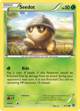 Seedot 009 XY Steam Siege - Common