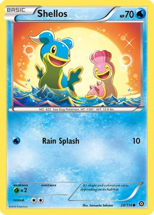 Shellos 028 XY Steam Siege - Common