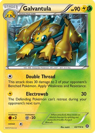Galvantula 042 XY Steam Siege - Rare