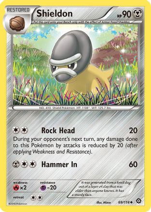 Shieldon 069 XY Steam Siege - Uncommon