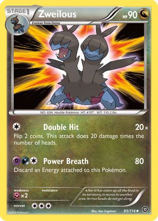 Zweilous 085 XY Steam Siege - Uncommon