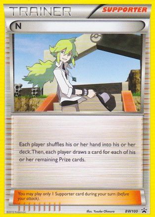N (Supporter) (Supporter) - BW100 BW100 Deck Exclusives - Rare