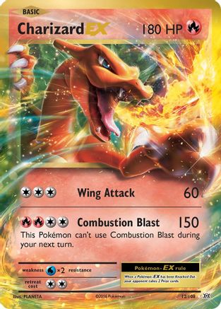 Charizard EX 012 - Holofoil XY Evolutions - Ultra Rare