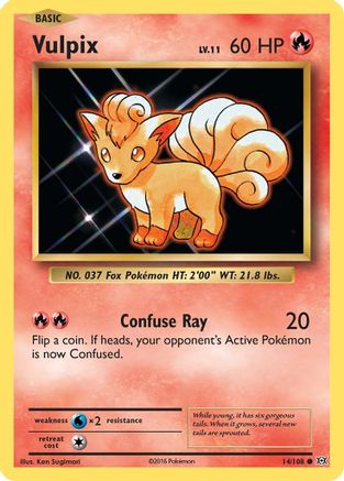 Vulpix 014 XY Evolutions - Common