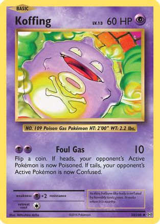 Koffing 050 XY Evolutions - Uncommon