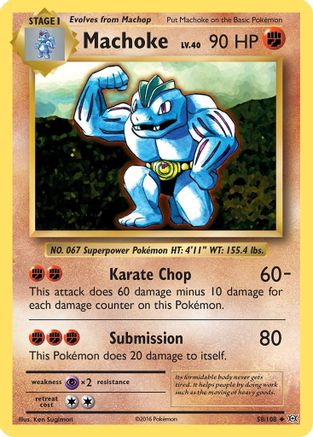 Machoke 058 XY Evolutions - Uncommon