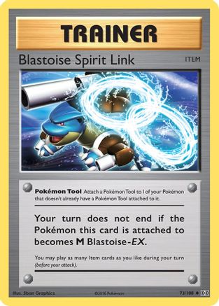 Blastoise Spirit Link 073 - Reverse Holofoil XY Evolutions - Uncommon