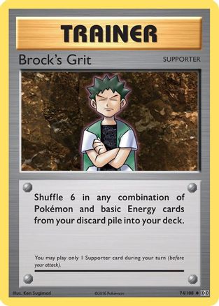 Brock's Grit 074 XY Evolutions - Uncommon