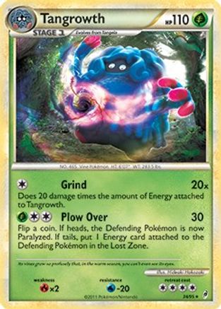 Tangrowth - 34/95 (Call of Legends)/95 - Holofoil Deck Exclusives - Holo Rare
