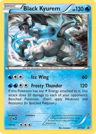 Black Kyurem XY160 - Holofoil XY Promos - Promo