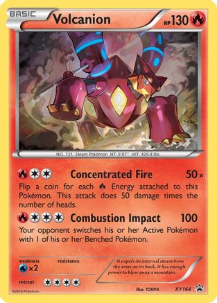 Volcanion - XY164 - Holofoil XY Promos - Promo