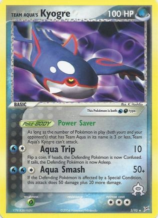 Team Aqua's Kyogre - 3/95 (EX Team Magma vs Team Aqua)/095 Deck Exclusives - Rare
