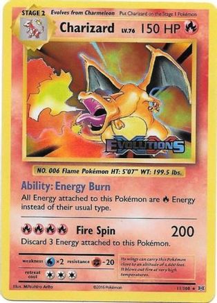 Charizard (XY Evolutions Prerelease) - Holofoil XY Promos - Promo