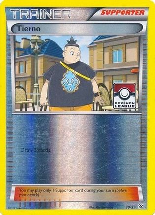 Tierno (Pokemon League) 039/39 - Reverse Holofoil League & Championship Cards - Promo