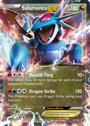 Salamence EX - XY170 - Holofoil XY Promos - Promo