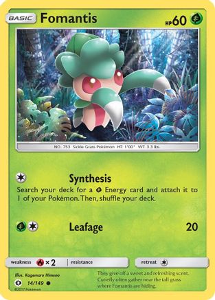 Fomantis 014 SM Base Set - Common