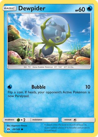 Dewpider 045 SM Base Set - Common