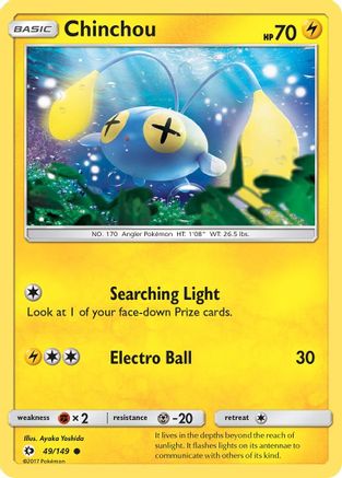 Chinchou 049 SM Base Set - Common