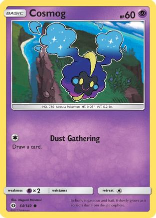 Cosmog 064 - Reverse Holofoil SM Base Set - Common