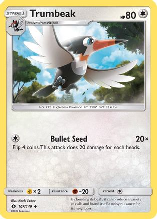 Trumbeak 107 SM Base Set - Uncommon