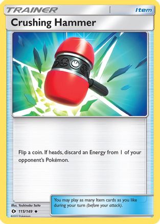 Crushing Hammer 115 - Reverse Holofoil SM Base Set - Uncommon