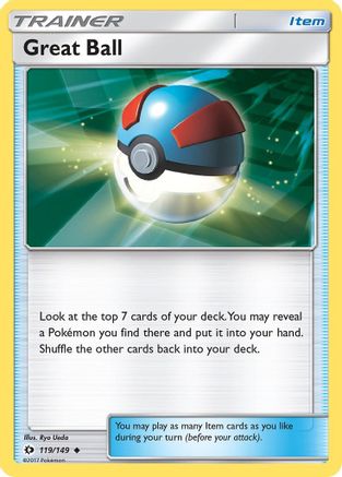 Great Ball 119 SM Base Set - Uncommon