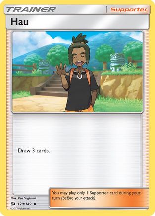Hau 120 - Reverse Holofoil SM Base Set - Uncommon