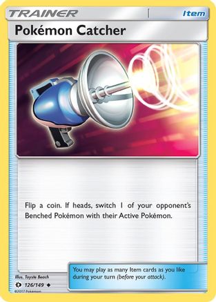 Pokemon Catcher 126 SM Base Set - Uncommon