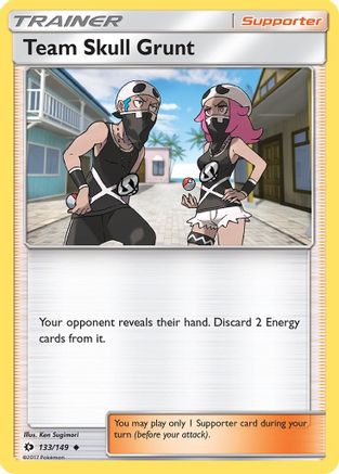 Team Skull Grunt 133 SM Base Set - Uncommon