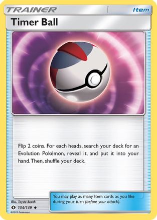 Timer Ball 134 SM Base Set - Uncommon