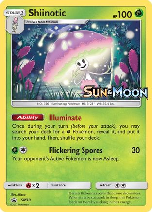 Shiinotic - SM10 (Prerelease) - Holofoil SM Promos - Promo