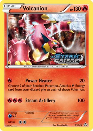 Volcanion (XY Steam Siege Prerelease) - Holofoil XY Promos - Promo
