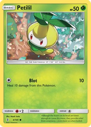 Petilil 004 - Reverse Holofoil SM Guardians Rising - Common