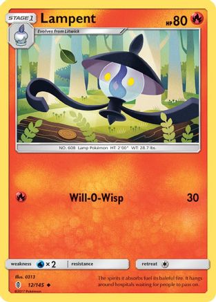Lampent 012/145 SM Guardians Rising - Uncommon