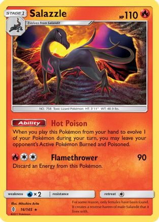 Salazzle/145 SM Guardians Rising - Rare