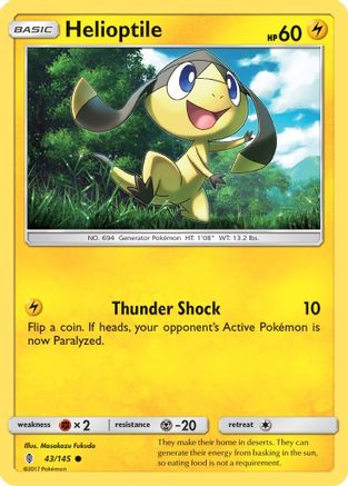 Helioptile SM Guardians Rising - Common