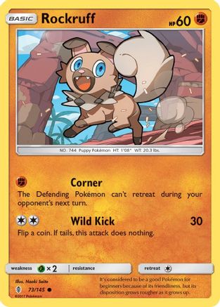 Rockruff 073 SM Guardians Rising - Common