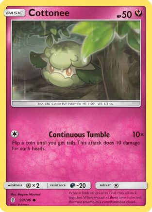 Cottonee 090 SM Guardians Rising - Common
