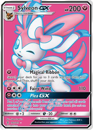 Sylveon GX (Full Art) 140 - Holofoil SM Guardians Rising - Ultra Rare