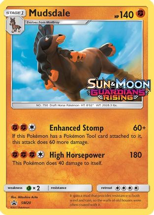 Mudsdale - SM20 (Prerelease) - Holofoil SM Promos - Promo
