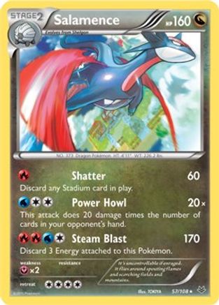 Salamence - 57/108/108 Deck Exclusives - Rare