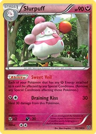 Slurpuff - 95/146 (XY Base Set)/146 Deck Exclusives - Rare