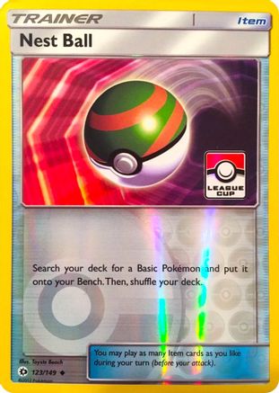 Nest Ball - 123/149 (League Cup)/149 - Reverse Holofoil League & Championship Cards - Promo