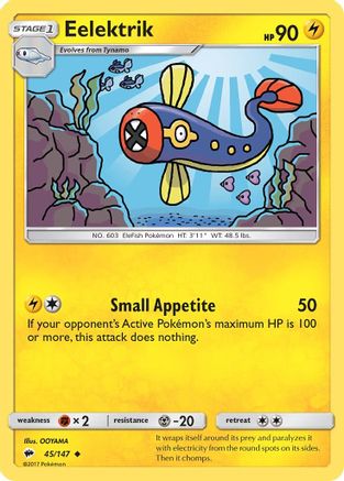 Eelektrik 045 SM Burning Shadows - Uncommon