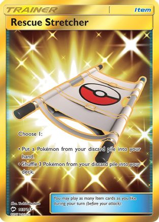 Rescue Stretcher (Secret) 165/147 - Holofoil SM Burning Shadows - Secret Rare